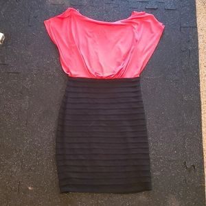 Cute Coral and Black dress